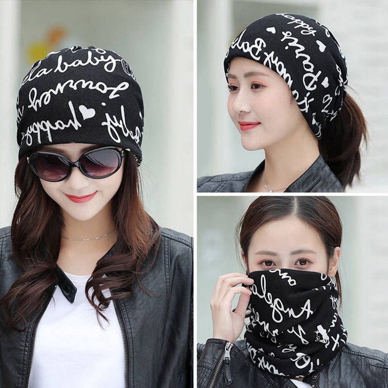 Women's Warm Autumn Knitting Cotton Letter Style Autumn Hat Ladies Beanie Scarf 2 Use Cap Girls Gorros Women Skullies, Yw
Women's Warm Autumn Knitting Cotton Letter Style Autumn Hat Ladies Beanie Scarf 2 Use Cap Girls Gorros Women Skullies, Yw