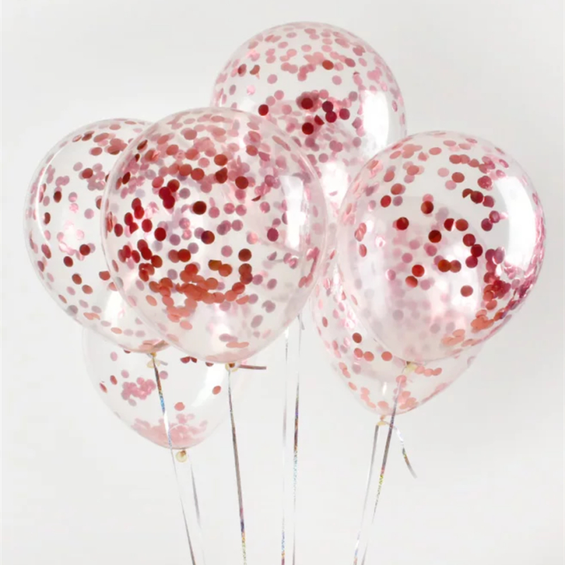 Party Decoration 12pcs Babyshower Confetti Balloon Birthday Decorations Adult Year 2021 Love Confession Decorative Ballon