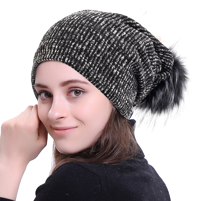 Warm Winter Beanie Unisex Fashion Men Women Skull Cap with 15cm Faux Fur Pompom Soft Baggy Knitted Female Slouchy Winter Hat, Gray 17
Warm Winter Beanie Unisex Fashion Men Women Skull Cap with 15cm Faux Fur Pompom Soft Baggy Knitted Female Slouchy Winter Hat, Gray 17
