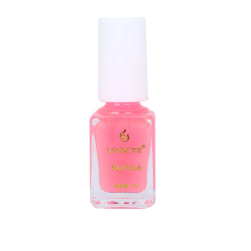 Nail luminous candy color white glow fluorescent nail polish set waterproof and durable