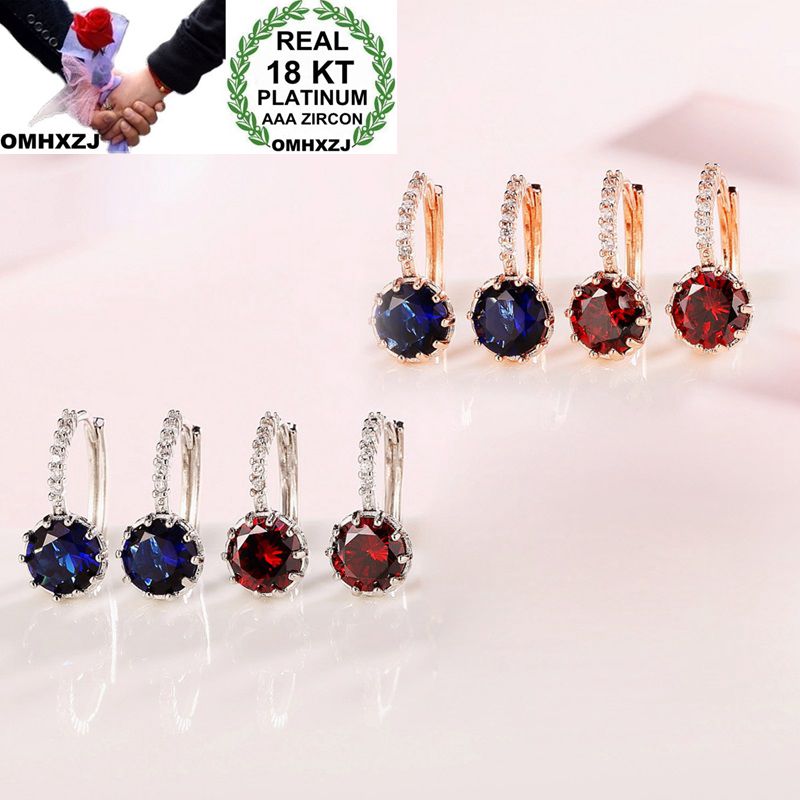 OMHXZJ Wholesale Personality Fashion Woman Girl Wedding 4 Colors Round Zircon 18KT White Gold Rose Gold Hoop Earrings YE425
OMHXZJ Wholesale Personality Fashion Woman Girl Wedding 4 Colors Round Zircon 18KT White Gold Rose Gold Hoop Earrings YE425