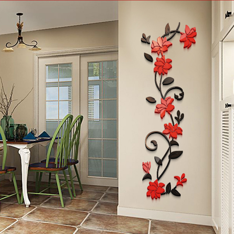 4 Size Colorful Rosa Flower 3D Acrylic Decoration Wall Sticker DIY Art Wall Poster Home Decor Hall Bedroom Wallstickers
4 Size Colorful Rosa Flower 3D Acrylic Decoration Wall Sticker DIY Art Wall Poster Home Decor Hall Bedroom Wallstickers