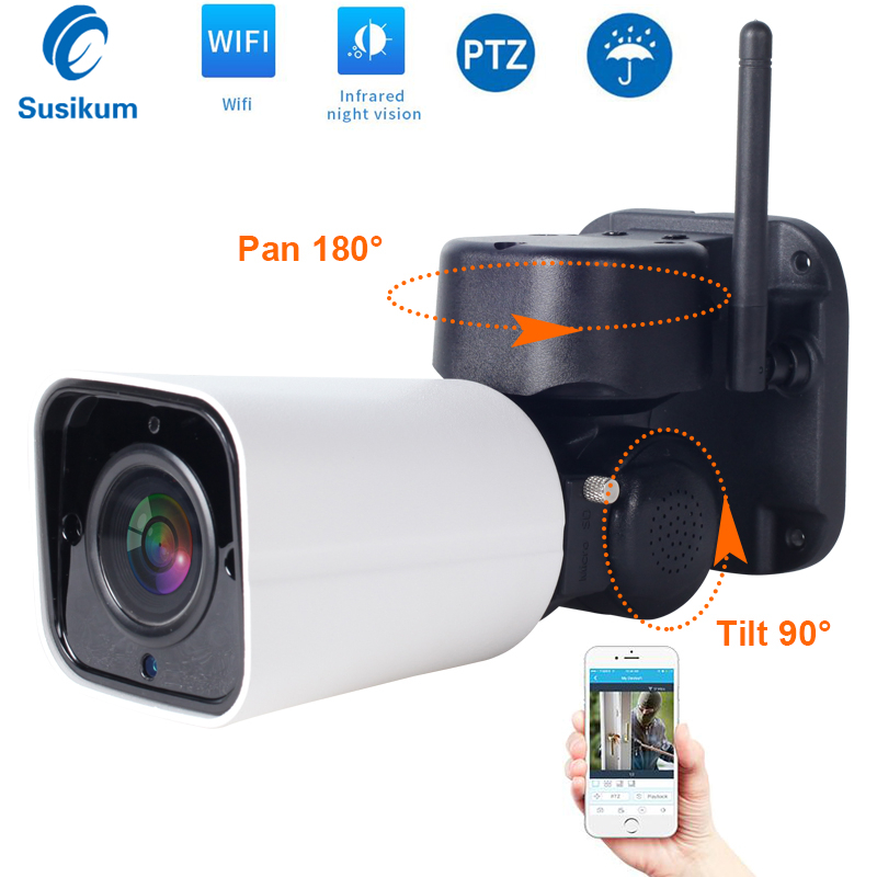 2MP PTZ Wifi Camera Outdoor 1080P 3.6mm/2.8-12mm Lens IR Infrared V380 APP Surveillance Waterproof Wireless Audio Camera
2MP PTZ Wifi Camera Outdoor 1080P 3.6mm/2.8-12mm Lens IR Infrared V380 APP Surveillance Waterproof Wireless Audio Camera