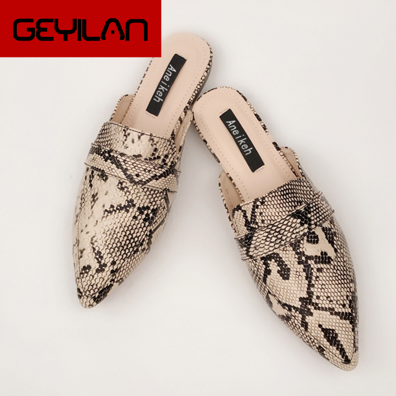 Summer Flats Mules Lady Sandals Slippers Serpentine Slip On Pointed Toe Women Mules Outdoor Slipper Shoes Woman Slides
Summer Flats Mules Lady Sandals Slippers Serpentine Slip On Pointed Toe Women Mules Outdoor Slipper Shoes Woman Slides