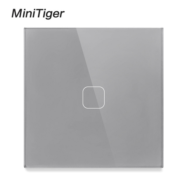 Minitiger EU Standard Touch Switch 1 Gang 1 Way wall Light Touch Screen Switch Crystal Glass Panel With LED
Minitiger EU Standard Touch Switch 1 Gang 1 Way wall Light Touch Screen Switch Crystal Glass Panel With LED
