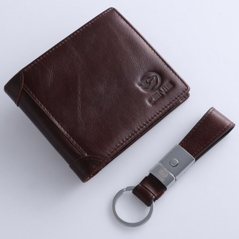 Luxury Men's Bifold Wallets Unisex Leather Billfold Purse Short Fashion Portable Coin Handbag For Men Holder Pack, Black
Luxury Men's Bifold Wallets Unisex Leather Billfold Purse Short Fashion Portable Coin Handbag For Men Holder Pack, Black