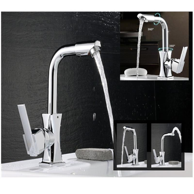 Xueqin 360 Rotation Spout Modern Kitchen Mixer Tap Brass Polished Single Handle Wash Basin Faucet For Bathroom Deck Mounted
Xueqin 360 Rotation Spout Modern Kitchen Mixer Tap Brass Polished Single Handle Wash Basin Faucet For Bathroom Deck Mounted