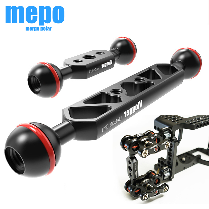 DSLR Camera Dual Ball Joint Arm Adjustable Angle Monitor Bracket Light Grip Connector Camera Photography Diving Accessories
DSLR Camera Dual Ball Joint Arm Adjustable Angle Monitor Bracket Light Grip Connector Camera Photography Diving Accessories