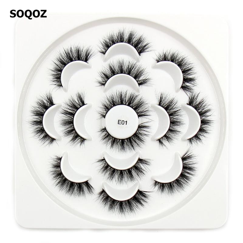 SOQOZ 7 Pairs/Pack Eyelashes 3D Mink Lashes Cross Mink Eyelashes Fluffy Lashes Natural Long False Makeup
SOQOZ 7 Pairs/Pack Eyelashes 3D Mink Lashes Cross Mink Eyelashes Fluffy Lashes Natural Long False Makeup