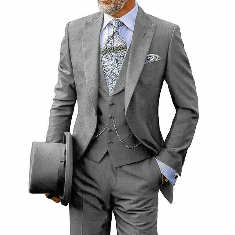 Custom Made Slim Fit Business Suit Mens 2020 Newest Wedding Suits Prom Party Groom Tuxedos 3 Piece Set (Blazer+Vest+Pants, White;black
Custom Made Slim Fit Business Suit Mens 2020 Newest Wedding Suits Prom Party Groom Tuxedos 3 Piece Set (Blazer+Vest+Pants, White;black