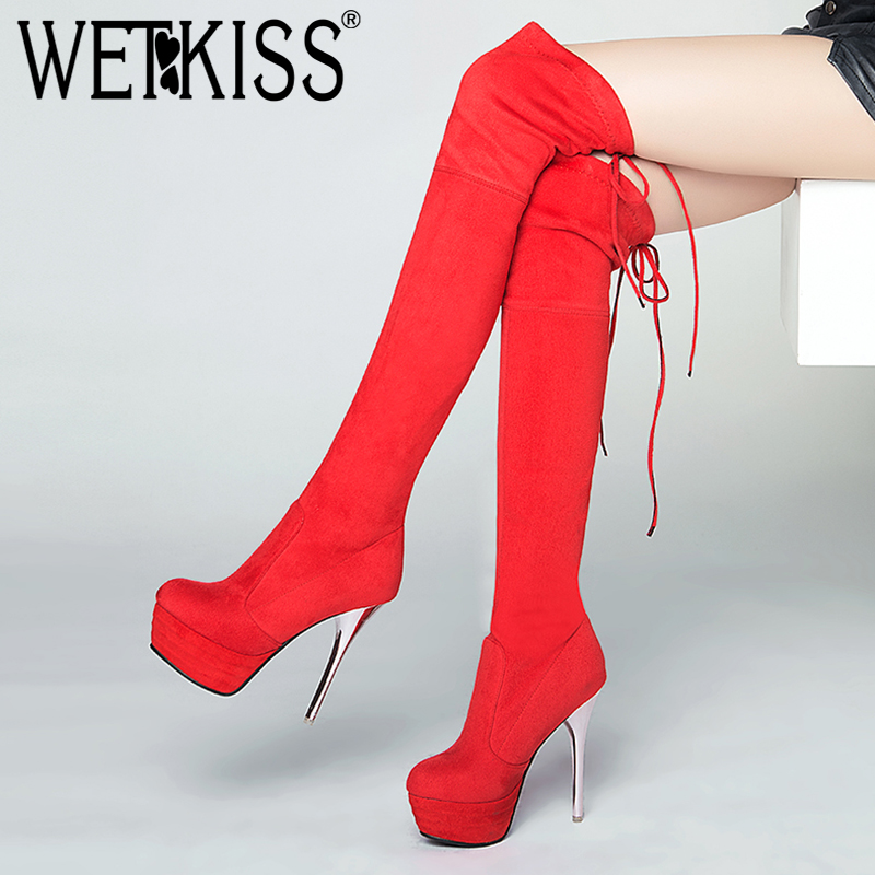 WETKISS Fashion Platform Stretch Female Shoes High Heels Flock Woman Long Boot Ladies Stiletto Over The Knee Boot Autumn Women, Camel
WETKISS Fashion Platform Stretch Female Shoes High Heels Flock Woman Long Boot Ladies Stiletto Over The Knee Boot Autumn Women, Camel