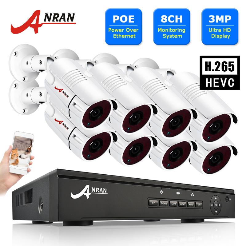 ANRAN 1536P POE Camera System NVR Kit CCTV Surveillance System 3MP Camera POE NVR Kit Onvif Security
ANRAN 1536P POE Camera System NVR Kit CCTV Surveillance System 3MP Camera POE NVR Kit Onvif Security