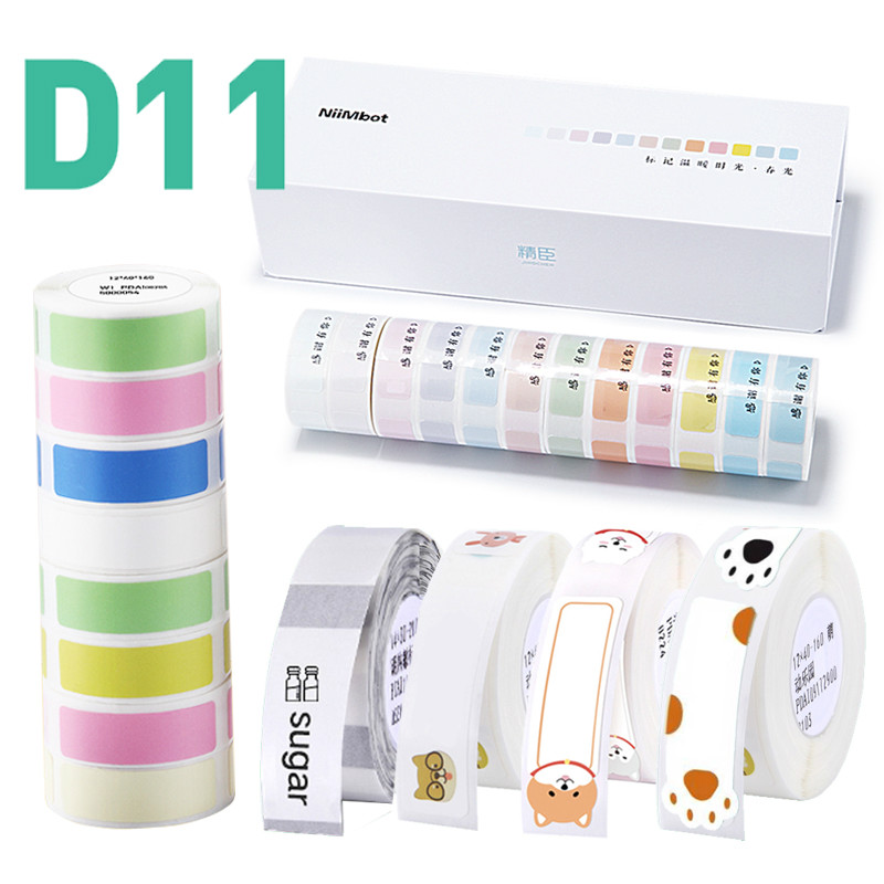 Niimbot Mini Label Paper for D11 Printer Printing Labels Waterproof Anti-Oil Price Pure Color Scratch-Resistant Sticker Papers
Niimbot Mini Label Paper for D11 Printer Printing Labels Waterproof Anti-Oil Price Pure Color Scratch-Resistant Sticker Papers