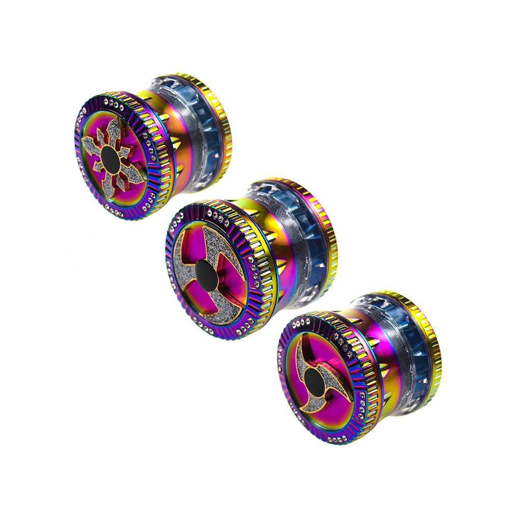 Dart Shape Herb Grinder Individual Creativity 4 Layer 63mm Zinc Alloy Tobacco Herbal Grinders for Dry herb vaporizer With Rainbow Color
Dart Shape Herb Grinder Individual Creativity 4 Layer 63mm Zinc Alloy Tobacco Herbal Grinders for Dry herb vaporizer With Rainbow Color