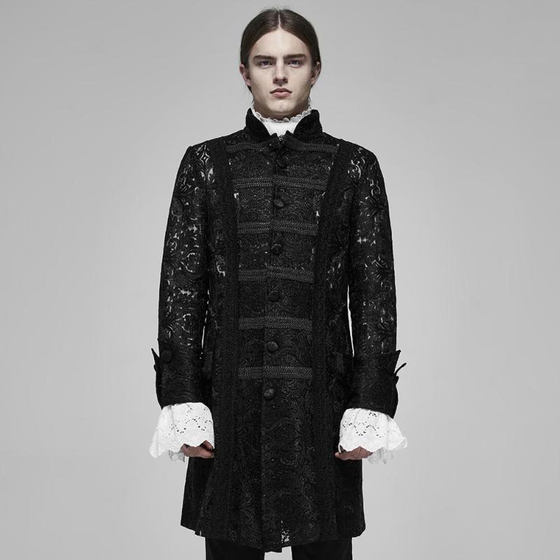 Halloween Men' Suit Jacket Gothic Printed Slim Long Jacket Knight Party Single Breasted Formal Wear, Black
Halloween Men' Suit Jacket Gothic Printed Slim Long Jacket Knight Party Single Breasted Formal Wear, Black