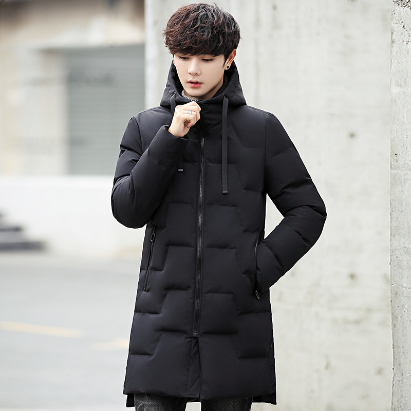 Korean Style Zipper Men Winter Warm Parkas Hooded Long Coat Solid Regular Warm Thick Jacket 2020, Black
Korean Style Zipper Men Winter Warm Parkas Hooded Long Coat Solid Regular Warm Thick Jacket 2020, Black