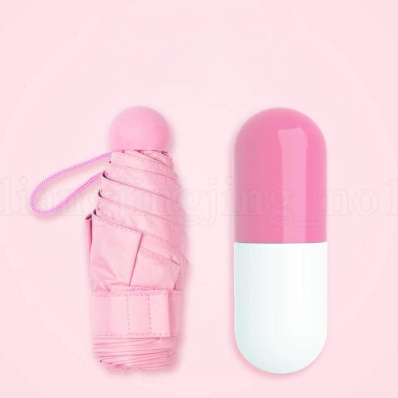 Mini Pocket Size Umbrella Anti UV Mini Capsule Paraguas Windproof Folding Umbrellas Rain Pocket Capsule Umbrella