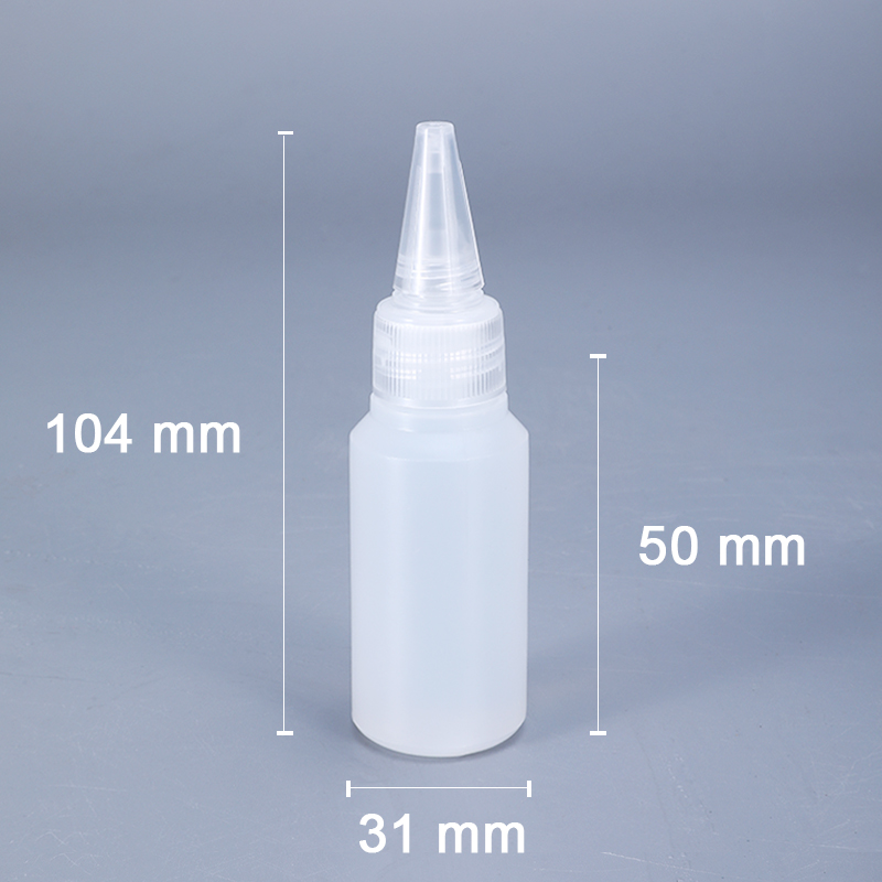 Storage Bottles Jars UMETASS 30ML Small Squeeze PE Plastic For Glue Oil Round Dropper Bottle Leakproof Liquid Container 50PCSlo1532166