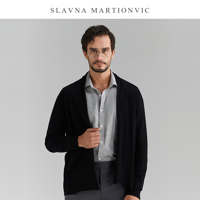 Slavna Martinovic New Autumn And Winter Young And Middle-aged Trend Cardigan Pure Sweater Long-sleeved Coat Knitted Sweater Men, Buttons
Slavna Martinovic New Autumn And Winter Young And Middle-aged Trend Cardigan Pure Sweater Long-sleeved Coat Knitted Sweater Men, Buttons