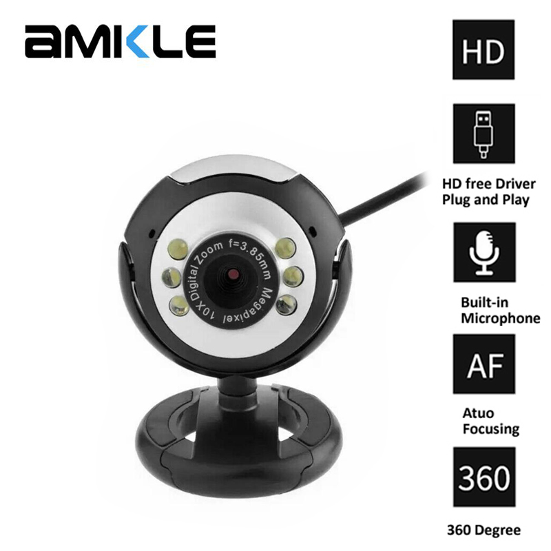 HD USB Webcam 16 megapixel Camera with Mic Night Vision Web Cam For PC Laptop Web Camera PC Webcam Video Calling Computer Cams
HD USB Webcam 16 megapixel Camera with Mic Night Vision Web Cam For PC Laptop Web Camera PC Webcam Video Calling Computer Cams