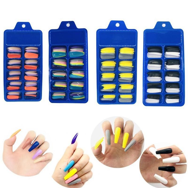 100Pcs Long Ballerina Fake Nails Candy Colors Natural Coffin Press on False Nail Art Tips ABS Full Cover DIY Nail Decor Manicure
100Pcs Long Ballerina Fake Nails Candy Colors Natural Coffin Press on False Nail Art Tips ABS Full Cover DIY Nail Decor Manicure