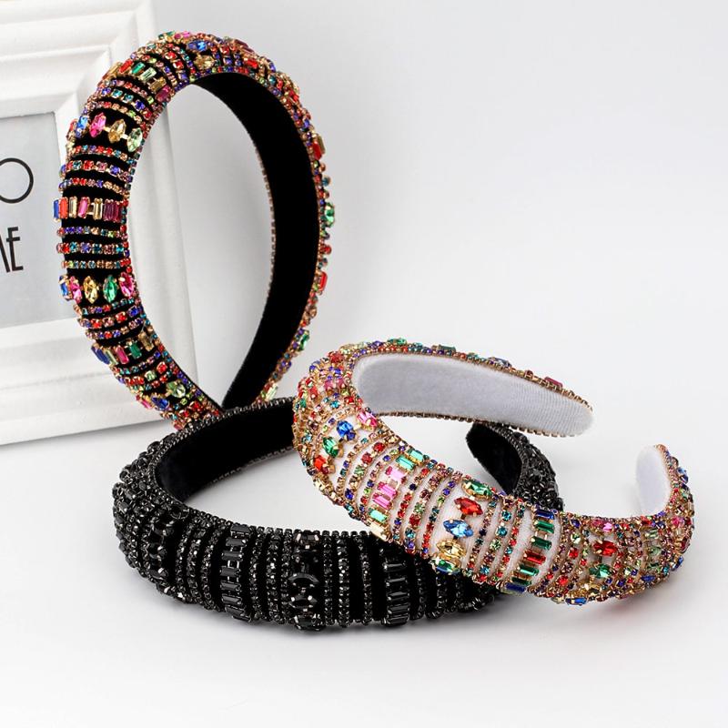 Colorful Crystal Hairbands Rhinestone Padded Headband Party Wedding Hair Hoop For Women Girls Headpieces Gifts Hair Accessories
Colorful Crystal Hairbands Rhinestone Padded Headband Party Wedding Hair Hoop For Women Girls Headpieces Gifts Hair Accessories