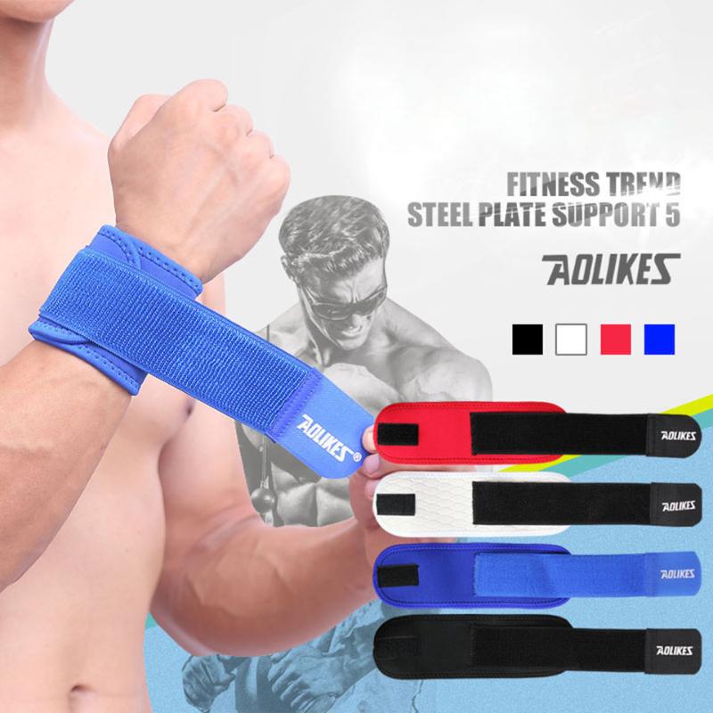 AOLIKES 1PCS Adjustable Wrist Support Brace Brand Wristband Men and Women Gym Wrestle Professional Sports Protection Wrist, White
AOLIKES 1PCS Adjustable Wrist Support Brace Brand Wristband Men and Women Gym Wrestle Professional Sports Protection Wrist, White