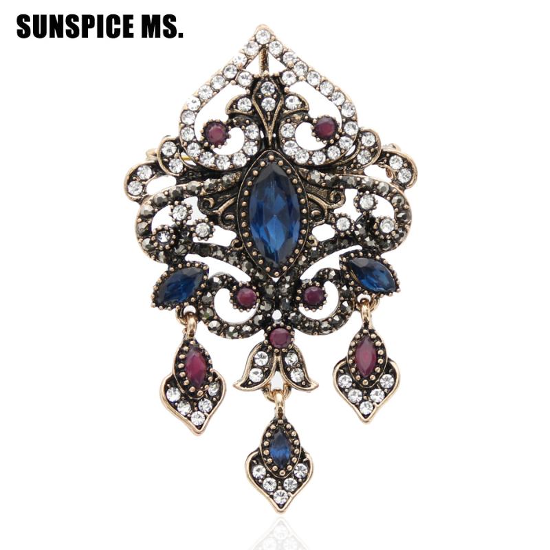 Byzantine Style Women Resin Vintage Brooch Pins Antique Gold Color Turkish Creeping Pattern Ethnic Wedding Jewelry Bijoux
Byzantine Style Women Resin Vintage Brooch Pins Antique Gold Color Turkish Creeping Pattern Ethnic Wedding Jewelry Bijoux