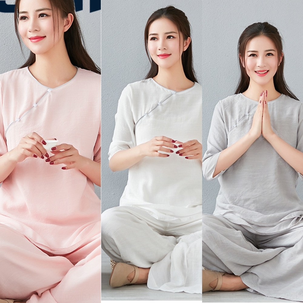 8Caf4 q7sDO Cotton and linen clothes yoga clothes Cotton linen yoga shorts meditation householder spring and Chi new solid color Loose Tai su, Pink seven sleeve suit
8Caf4 q7sDO Cotton and linen clothes yoga clothes Cotton linen yoga shorts meditation householder spring and Chi new solid color Loose Tai su, Pink seven sleeve suit