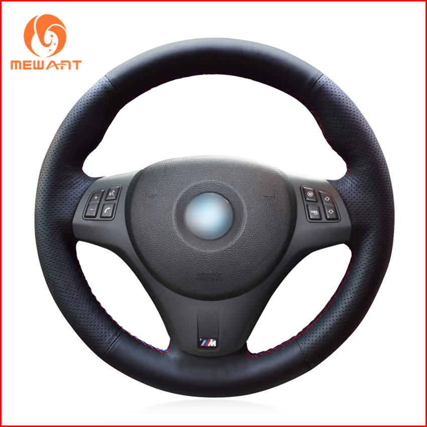 MEWANT Black Artificial Leather Car Steering Wheel Cover for BMW M Sport M3 E90 E91 E92 E93 E87 E81 E82 E88 X1 E84 Accessories
MEWANT Black Artificial Leather Car Steering Wheel Cover for BMW M Sport M3 E90 E91 E92 E93 E87 E81 E82 E88 X1 E84 Accessories