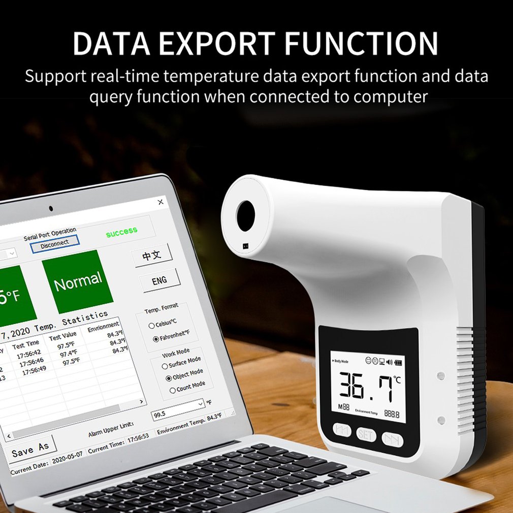 CKC K3 PRO Infrared Thermometer Electronic Temperature Measurement K3Pro Wall Mounted Infrared Sensor Automatic Body Temperature Sensor