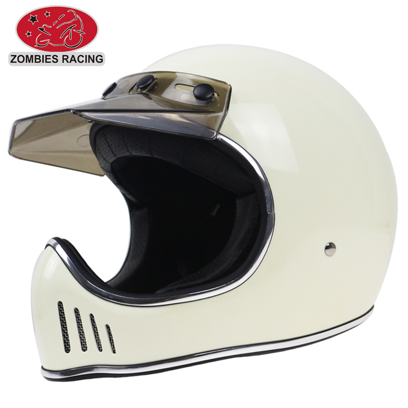 Light weight Chopper bike motorcycle helmet with detachable visor Fiber Glass Shell DD ring buckle for all kids of bike, White
Light weight Chopper bike motorcycle helmet with detachable visor Fiber Glass Shell DD ring buckle for all kids of bike, White
