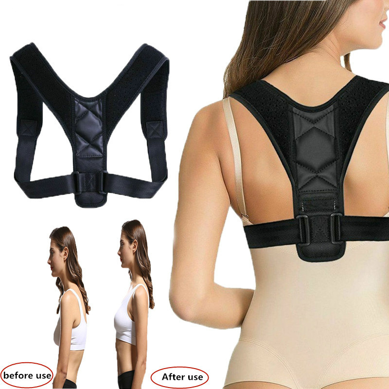 Back Posture Corrector Belt Adjustable Clavicle Spine Back Shoulder Lumbar Posture Correction For Adult Unisex