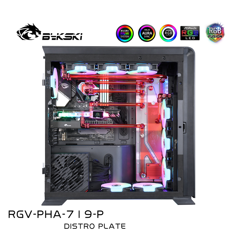 Bykski Distro plate For Phanteks 719LTG PC Chassis , Waterway Board Deflector Water Cooling 12V/5V MB SYNCRGV-PHA-719-P
Bykski Distro plate For Phanteks 719LTG PC Chassis , Waterway Board Deflector Water Cooling 12V/5V MB SYNCRGV-PHA-719-P