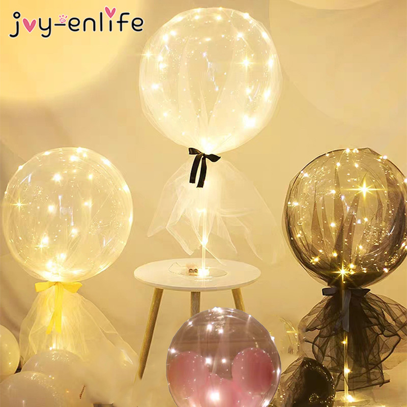 LED Bobo Balloon With Organza yarn Wedding Table Decoration Baloon Stand set Birthday Party Decoration Adult kid Ballon Stick
LED Bobo Balloon With Organza yarn Wedding Table Decoration Baloon Stand set Birthday Party Decoration Adult kid Ballon Stick