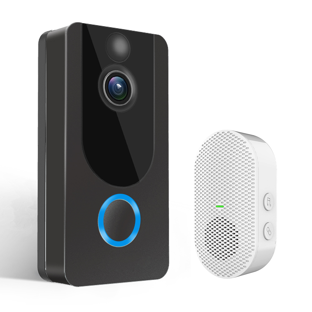 1080P WiFi Video Doorbell V7 Smart IP Video Intercom Free Cloud Recording For Apartment IR Alarm Wireless Security Camera
1080P WiFi Video Doorbell V7 Smart IP Video Intercom Free Cloud Recording For Apartment IR Alarm Wireless Security Camera