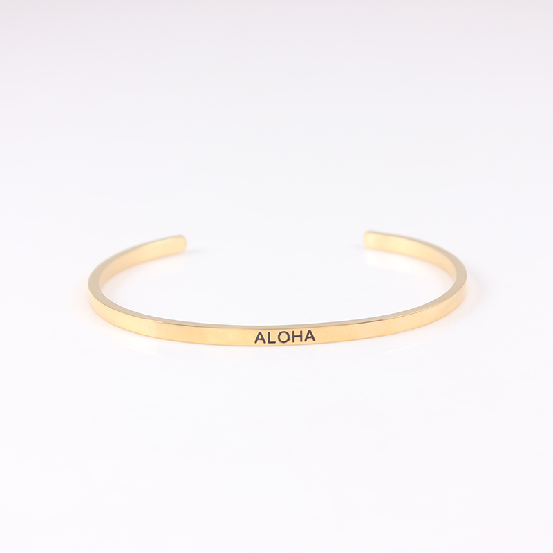 Gold Color Stainless Steel Wrap Cuff Bracelets Aloha Bangles For Women Brand Designer Jewelry Valentine Gift
Gold Color Stainless Steel Wrap Cuff Bracelets Aloha Bangles For Women Brand Designer Jewelry Valentine Gift