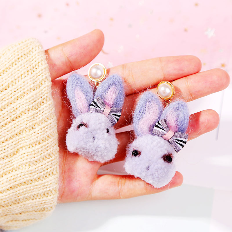 Fashion Handmade Wool Animal Cute Pompom Drop Earrings For Women Korean Pearl Gray Kawaii Earring Pom Pom Jewelry Gifts
Fashion Handmade Wool Animal Cute Pompom Drop Earrings For Women Korean Pearl Gray Kawaii Earring Pom Pom Jewelry Gifts