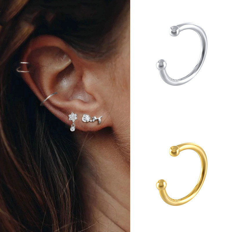 AprilGrass Brand Designer New 1pcs 100% 925 Sterling Silver Simple Glossy Ear Cuff Clip Earrings for Women Fashion Designer
AprilGrass Brand Designer New 1pcs 100% 925 Sterling Silver Simple Glossy Ear Cuff Clip Earrings for Women Fashion Designer