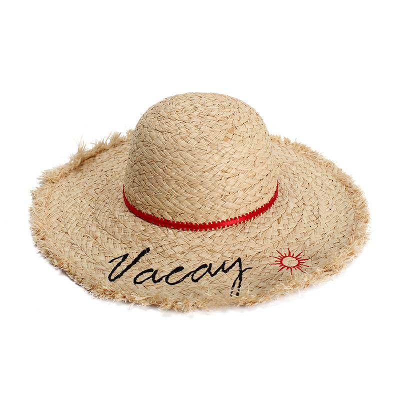 Embroidery Summer Straw Hat Women Wide Brim Sun Protection Beach Hat 2020 Adjustable Floppy Foldable Sun Hats for Women M222, Natural color
Embroidery Summer Straw Hat Women Wide Brim Sun Protection Beach Hat 2020 Adjustable Floppy Foldable Sun Hats for Women M222, Natural color