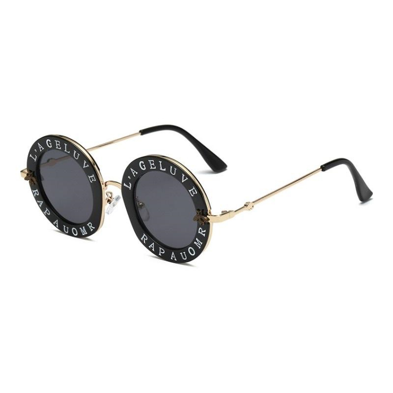 2020 Hot Sale Trending products Bee designer luxury women sunglasses pink fashion round letter pattern vintage retro metal frame sunglasses
2020 Hot Sale Trending products Bee designer luxury women sunglasses pink fashion round letter pattern vintage retro metal frame sunglasses