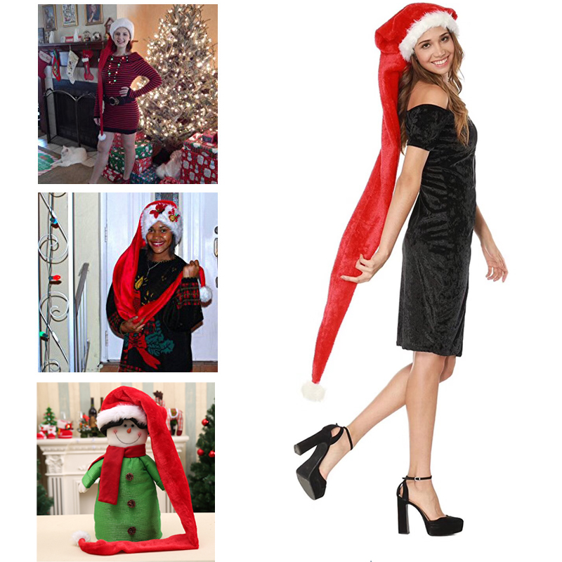 Super Long Adult Children Christmas Hat Plush Santa Claus Cap Christmas Ornament Decoration Dancing Party Xmas Tree Decor Props
Super Long Adult Children Christmas Hat Plush Santa Claus Cap Christmas Ornament Decoration Dancing Party Xmas Tree Decor Props