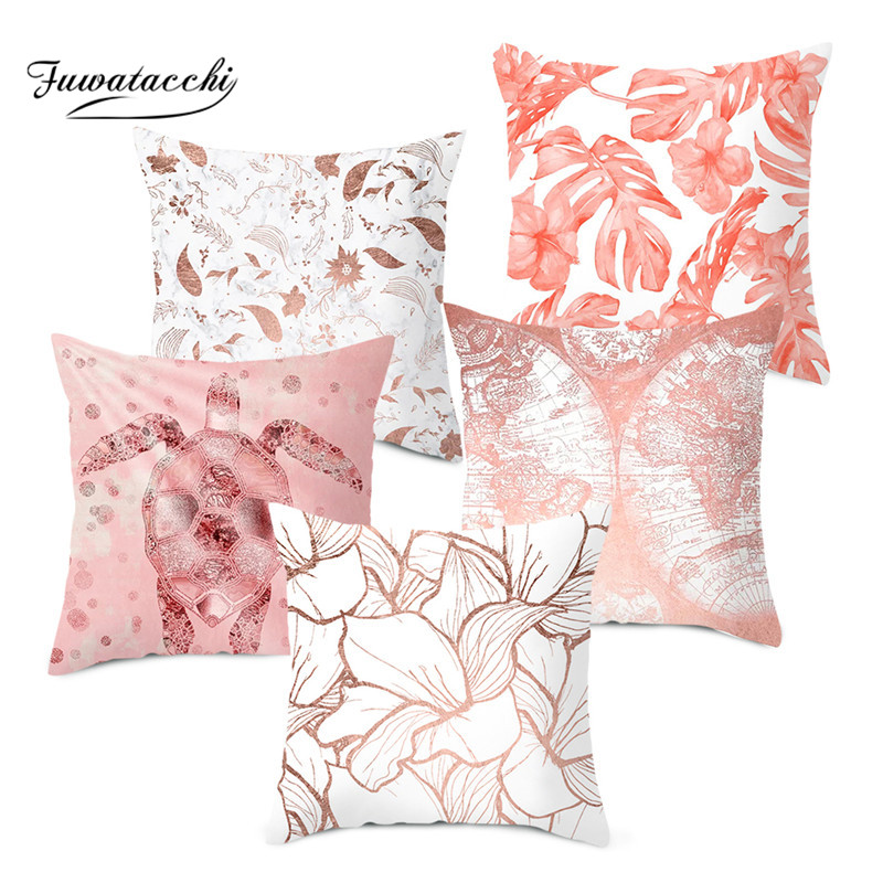 Fuwatacchi Plush Pillow Covers Rose Gold Geometric Flower Glitter Polyester Sofa Decor Cushion Cover for Home Pliiowcase 45x45cm, Pc09944
Fuwatacchi Plush Pillow Covers Rose Gold Geometric Flower Glitter Polyester Sofa Decor Cushion Cover for Home Pliiowcase 45x45cm, Pc09944