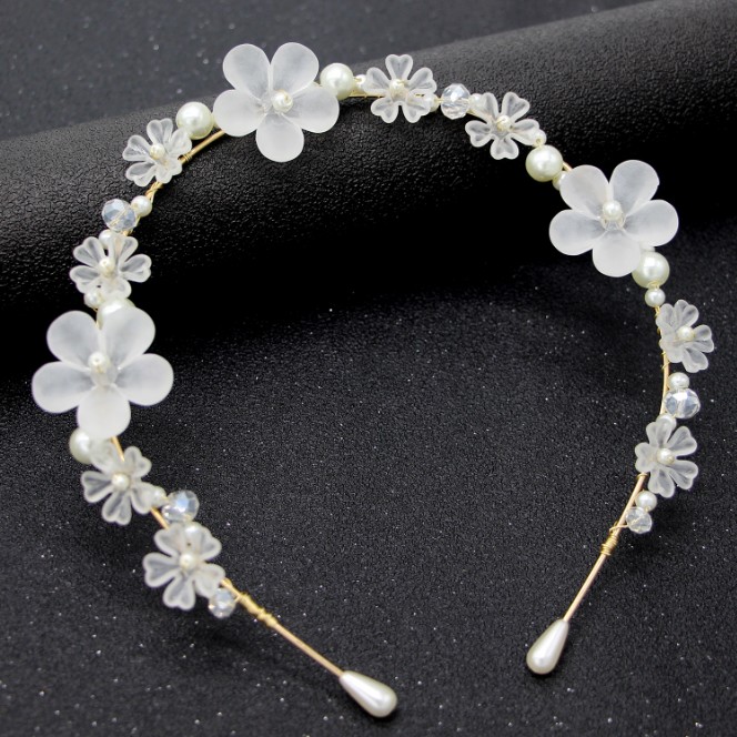 Trendy White Flowers Pearl Headband Wedding HairBand Bridal Hair Accessories Headpiece Women Wedding Party Hair Jewelry Handmade
Trendy White Flowers Pearl Headband Wedding HairBand Bridal Hair Accessories Headpiece Women Wedding Party Hair Jewelry Handmade