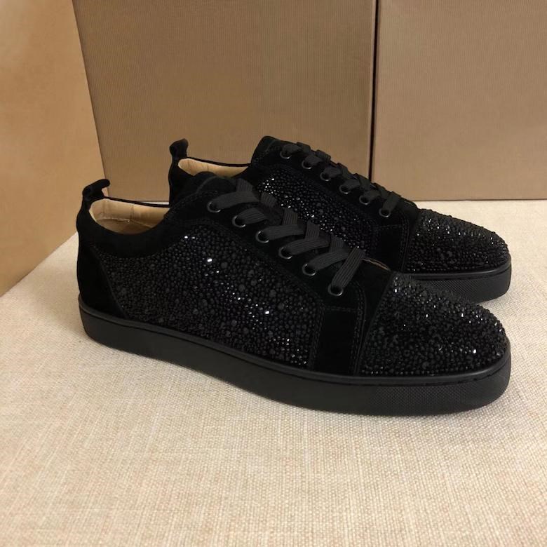 New Paris Luxury Mens Designer Red Bottom Sneakers Shoes Cheap Womens Fashion High Quality Casual Shoes Top quality Brand Walking with box, Black
New Paris Luxury Mens Designer Red Bottom Sneakers Shoes Cheap Womens Fashion High Quality Casual Shoes Top quality Brand Walking with box, Black