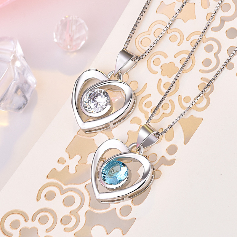 New Fashion Jewelry Necklace Rotating Heart Shaped Zircon Pendant Women Hot Sale Party Gift Accessories Wholesale
New Fashion Jewelry Necklace Rotating Heart Shaped Zircon Pendant Women Hot Sale Party Gift Accessories Wholesale