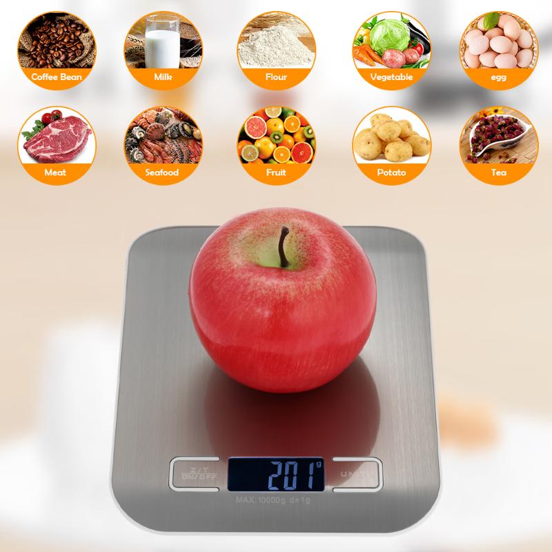 5/10kg Digital Multi-function Kitchen Scale,Stainless Steel,Stainless Steel Platform with LCD Display Weighing Scale Tool, As show
5/10kg Digital Multi-function Kitchen Scale,Stainless Steel,Stainless Steel Platform with LCD Display Weighing Scale Tool, As show