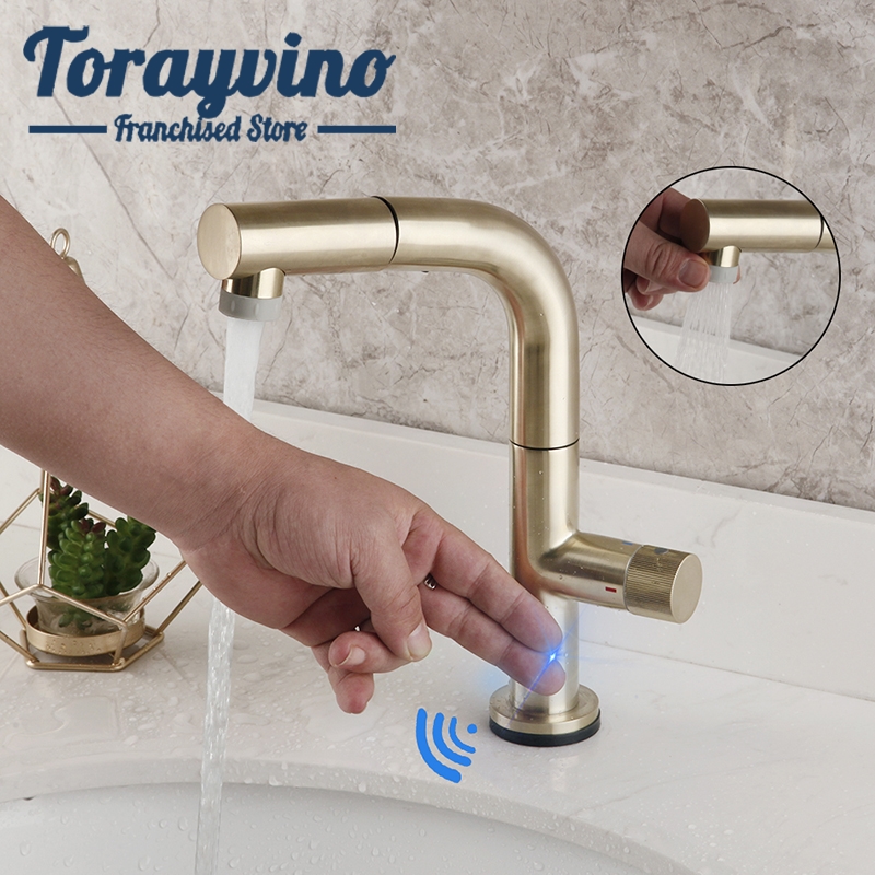Deck Mounted Touch Bathroom Basin Sink Faucet Taps Single Handle Water Tap Bathroom Hot and Cold Mixer Faucets Brass Black
Deck Mounted Touch Bathroom Basin Sink Faucet Taps Single Handle Water Tap Bathroom Hot and Cold Mixer Faucets Brass Black