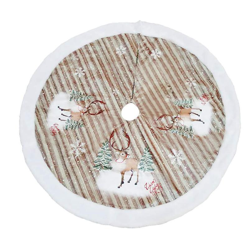 Christmas Tree Skirt Santa Claus Elk Printed Tree Skirt Christmas Decoration Ornaments Home Party Supplies
Christmas Tree Skirt Santa Claus Elk Printed Tree Skirt Christmas Decoration Ornaments Home Party Supplies