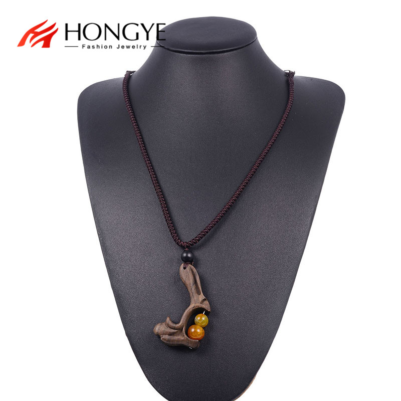 HONGYE Simple Atmospheric Irregular Art Wooden Necklace Men Women Wild Casual Sweater Chain Long Section Ethnic Wind Necklace
HONGYE Simple Atmospheric Irregular Art Wooden Necklace Men Women Wild Casual Sweater Chain Long Section Ethnic Wind Necklace